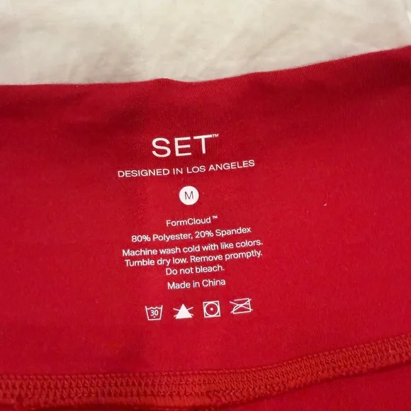Set Active Red Set M/L - Picture 4 of 5